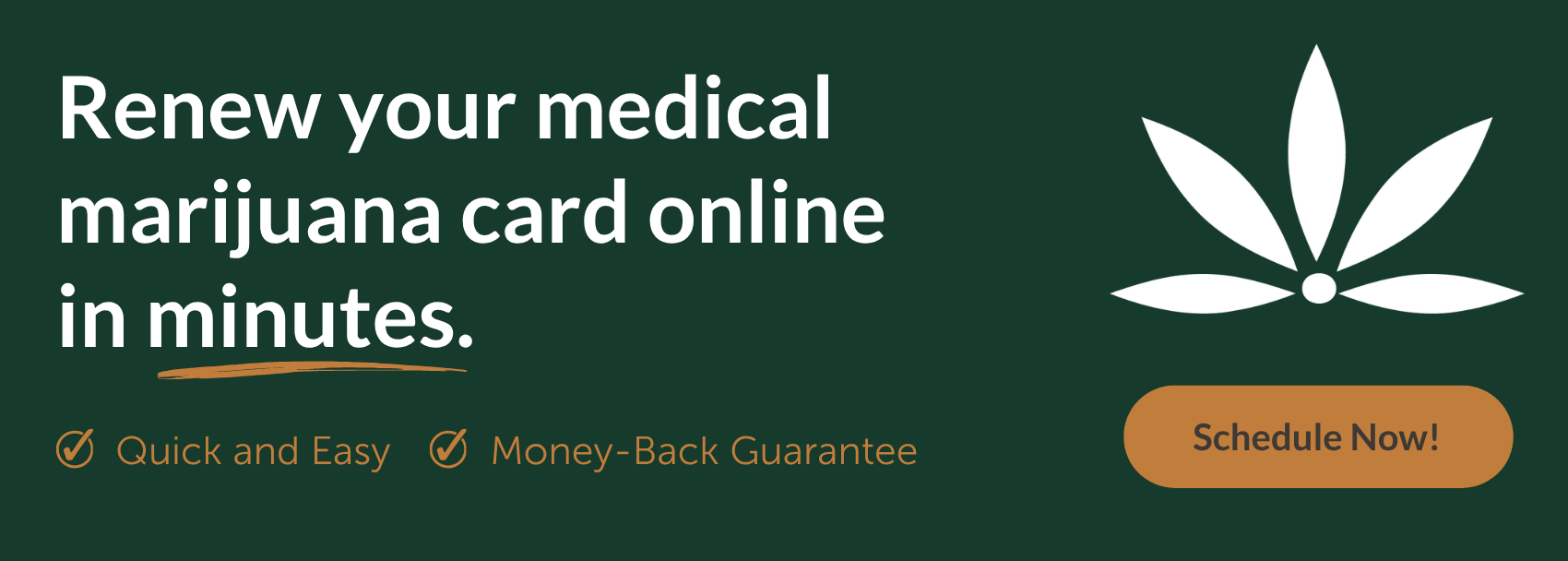 Renew your medical marijuana card online in minutes.